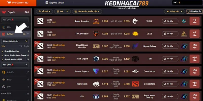Cược Dota 2 – Toàn Tập Cách Chơi Kèo MOBA Chiến Thuật Thực Thụ cược Dota 2