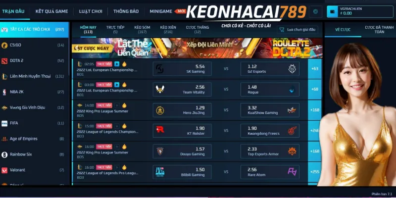 TF Gaming – Kèo eSports Linh Hoạt, Cá Cược Theo Cách Của Bạn TF gamming